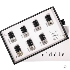 R’ddle | 'I Love Your Scent' pheromone oil Perfume Sample Set with pouch